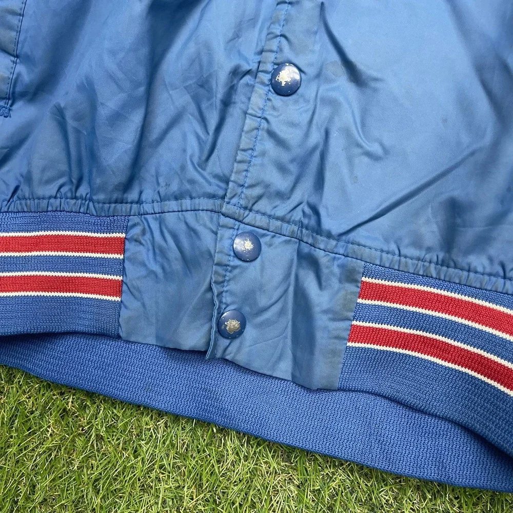 Vintage New York Giants Chalk Line Jacket Mens Small Snap Close Varsity 90s